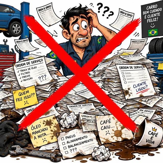 Caricatura: Papelada